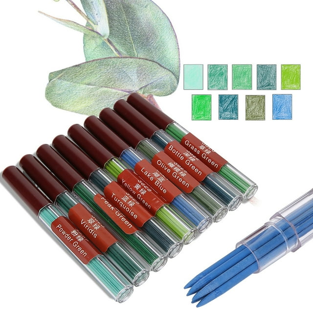 Mine de Crayon, Mine de Crayon Mécanique, Plastique 2,0 mm 8 Pcs pour Dessin au Crayon