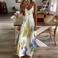 thumbnail image 3 of Various Fruits Sleeveless Dress Woman Fashion Long Dresses Women's Summer Suit Dress Summer 2025 Women, 3 of 7