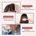 thumbnail image 5 of Fluffy pork rib comb, men's oily hairstyle, hair comb, curved scalp massage comb, pork rib comb-Pink-Curling comb, 5 of 5