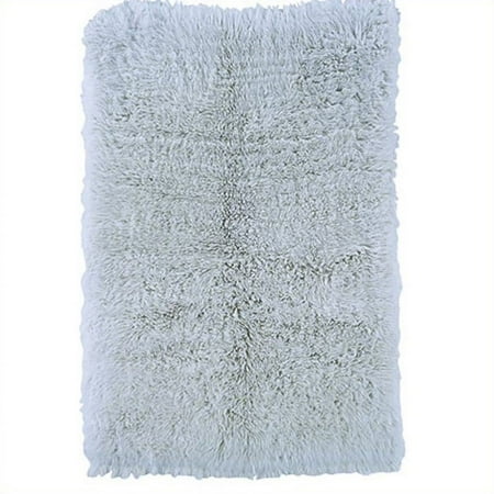 8'x10' New Flokati Area Rug Light Blue - Linon