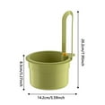 thumbnail image 3 of Automatic Dumping Sink Strainer - Hanging Kitchen Drain Basket for Food Waste - Press-to-Release Garbage Collector - Fruit/Vegetable Drain Shelf - Space-Saving Sink Accessory (2025 Upgrade), 3 of 4