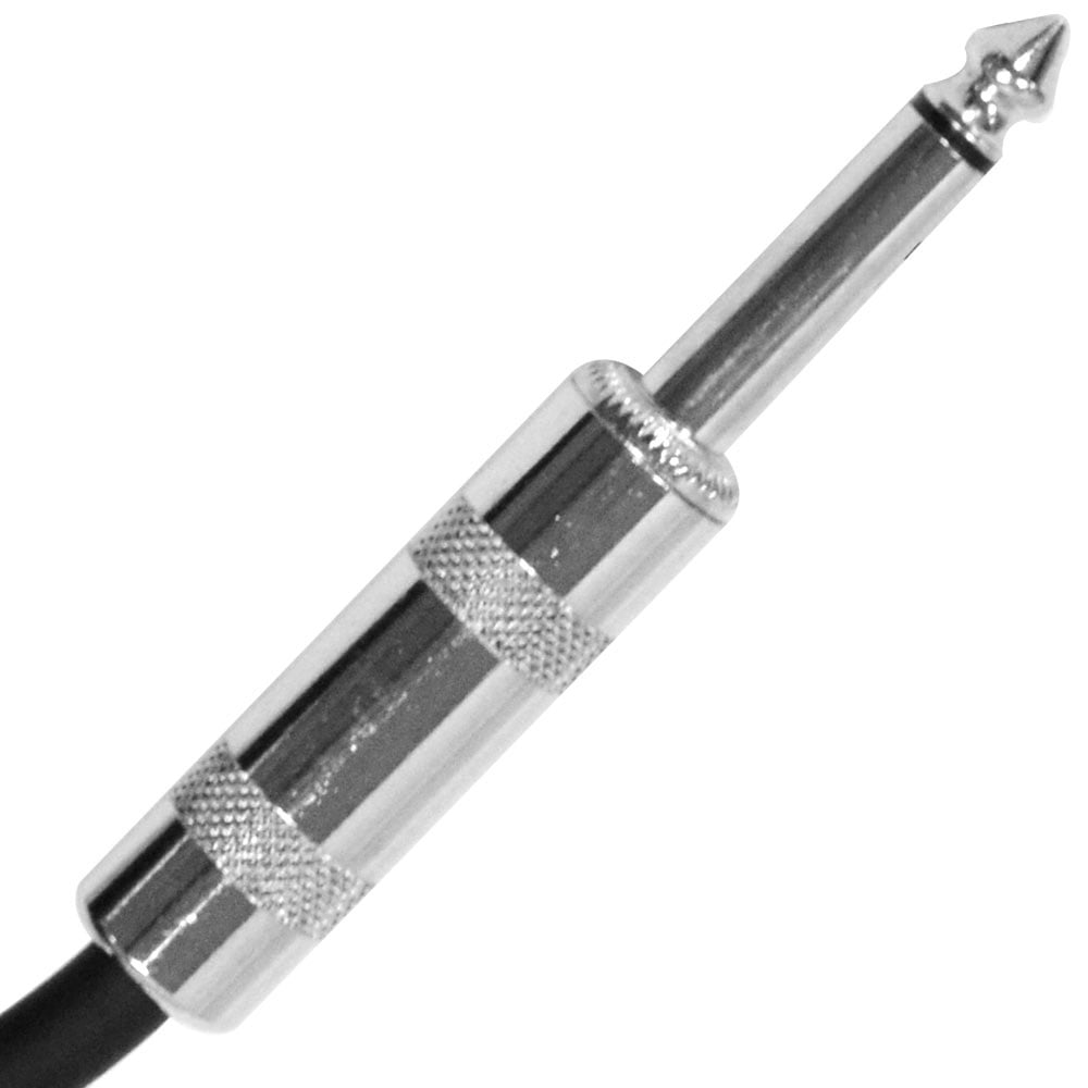 Seismic Audio  New 6 PACK Colored 1/4" TS 2' Patch Cables - Guitar - Instrument Multi-Colors - SASTSX-2BGORYP