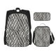 thumbnail image 1 of Balery Black White Stripes Mochila Escolar 3 en 1 para Niños - Mochila Resistente con Lonchera Térmica y Estuche - Mochila Escolar para Niños y Niñas, 1 of 7