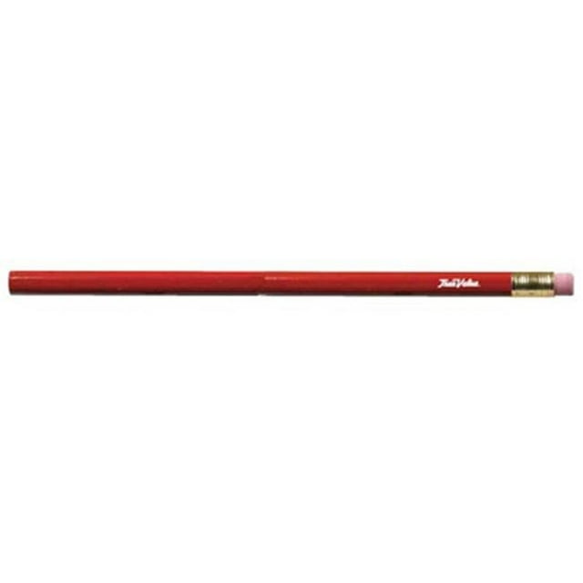 True Value Crayon Hexagonal, Rouge - Lot de 100