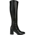 thumbnail image 2 of Franco Sarto Women's Talfer Knee High Boot Black Croc 10M, 2 of 5