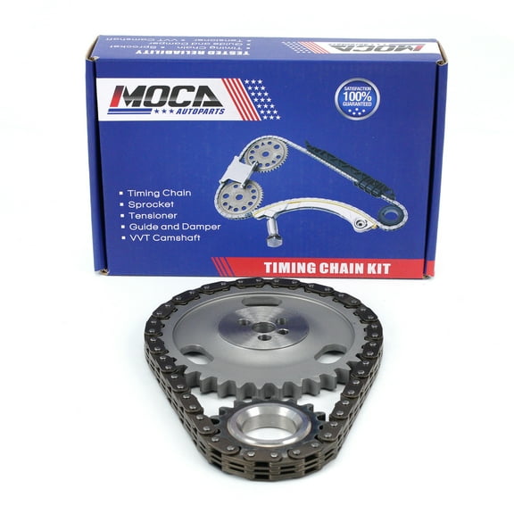 MOCA AUTOPARTS Timing Chain Kit Fit for 1992-1998 Chevrolet Astro 4.3L & 1992-1996 Chevrolet G30 4.3L & 1993-1998 GMC P3500 4.3L & 1997-2000 Isuzu Hombre 4.3L