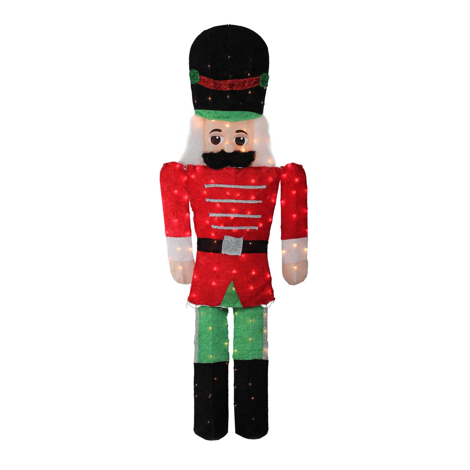 6 Pre Lit Candy Cane Lane 2 D Toy Soldier Christmas Outdoor