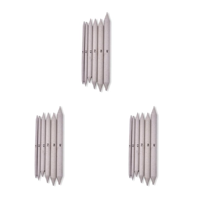 Seitruly Pack of 6 Sketching Blending Smudging School Pen Portable Stump Accessories Tortillon Sketch Office Art Supplies Home Type1 NO1