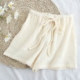 thumbnail image 3 of Hienoo Women's Cotton Linen Shorts Comfortable Casual Beach Lounge Shorts, Sizes M-XL, 3 of 3
