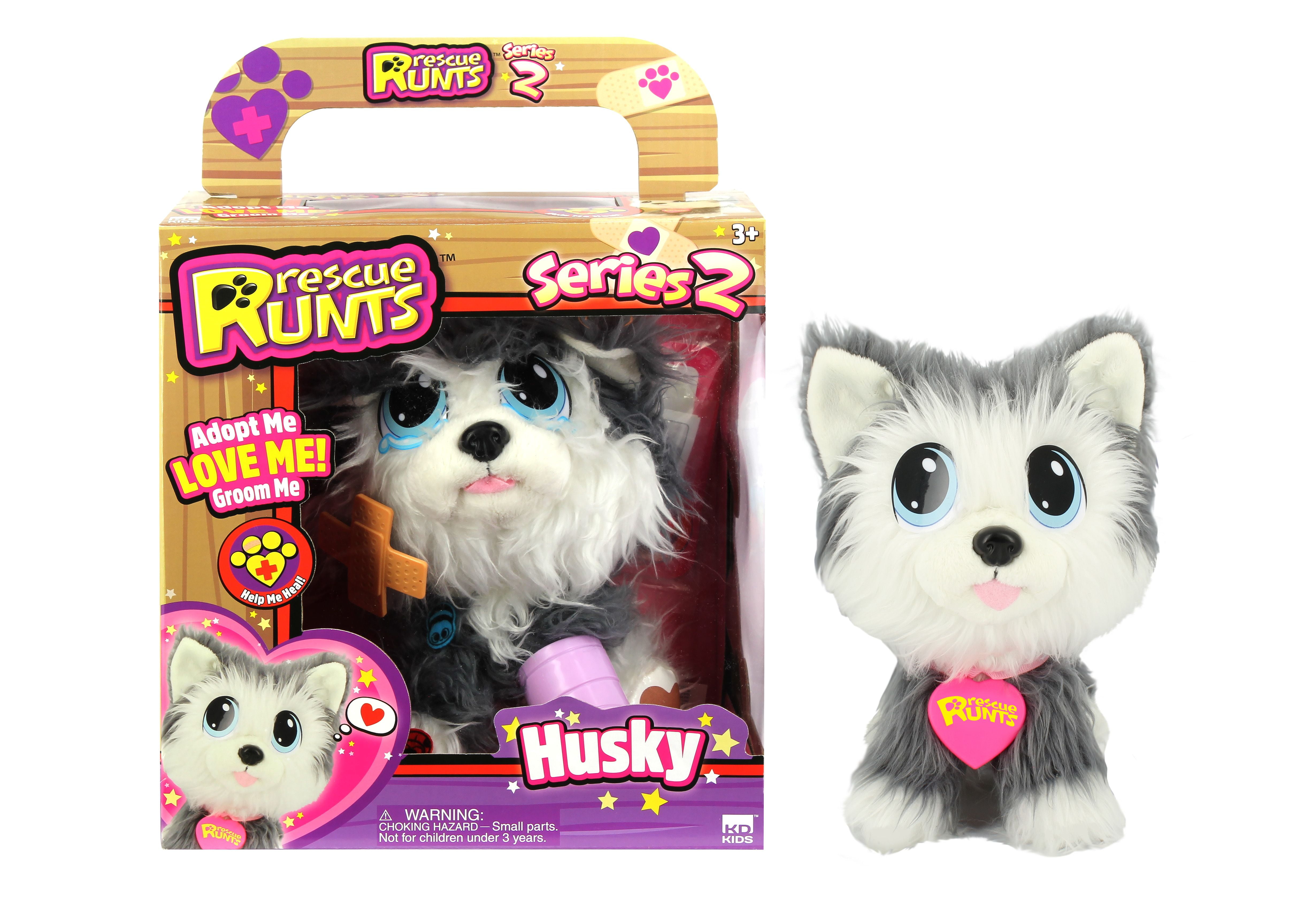 Rescue Runts Dog 8" Plush Stuffed Animal Toy 