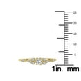 thumbnail image 5 of SZUL Women's 1/3 CTW Lab Grown Diamond Ring in 10K Yellow Gold (F-G Color, VS1- VS2 Clarity), 5 of 7