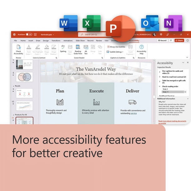 Microsoft Office Home & Business 2024 (1-User License, Product Key