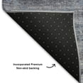 thumbnail image 5 of Addison Rugs Mayfield Premium Machine Washable Transitional Gradient Blue Round Rug, 8' X 8' Machine Washable Transitional Gradient Blue Oversized Sherpa Throw Blanket, 5 of 6