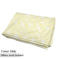 thumbnail image 5 of Floral Floor Pillow Lounger Cover, Graphic Daisy Blossoms Design on Yellow Background Spring Flowers Art, Nap Mat Printed Fabric Case for 5 Pillows, 88" x 36", Yellow White, by Ambesonne, 5 of 5