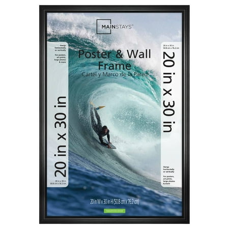 Mainstays 20" x 30" Black Wood Perris Poster Frame
