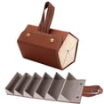 thumbnail image 1 of Sunglasses Organizer 5/6 Slots Travel Glasses Case Multiple Pairs Eyeglasses Storage Box Hanging Eyewear Holder, 1 of 5
