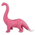 thumbnail image 1 of Mini bonsái suculento para decoración del hogar y la oficina Adorable maceta de cactus con forma de dinosaurio rosa, 1 of 8
