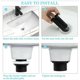 thumbnail image 3 of Desagüe Lavabo Tapón Desagüe Pop Up, Desagüe Pop Up Sin Rebosadero, Tapón Desagüe Pop Up Universal, Tapón Desagüe Click Clac, Tapón Desagüe Lavabo, Bl, 3 of 4