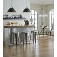 thumbnail image 5 of Progress Lighting, Tre Collection, 1-Light Pendant, Graphite, White Dome, Vintage Silver Shade, 5 of 9