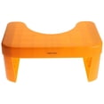 thumbnail image 2 of Orange Plastic Kids Toilet Stool with Antiskid Design and Stable Support for Home Use 12.5 x 9.8 x 7.9 inches, 2 of 2