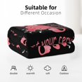 thumbnail image 3 of Cervix Uterus OBGYN Soft Throw Blanket All Season Microplush Thick Warm Blankets Tufted Fuzzy Flannel Throws Blanket for Bed Sofa Couch 50"x40", 3 of 6