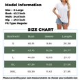 thumbnail image 3 of Tshirts Women Trendy Women's Fashion Casual Solid Color Square Neck Puff Short Sleeve T-Shirt Loose Top, 3 of 6