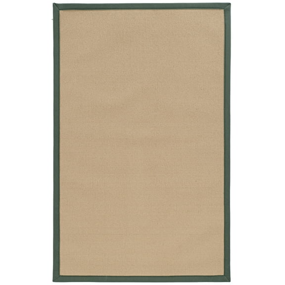 Linon Athena 8'x11' Rug in Sisal and Green Area Rug