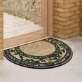 thumbnail image 4 of Boho Mandala Rubber Backing Entryway Doormat, Semicircular, Non-Slip, Easy Clean, Absorbent, 4 of 5