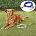 thumbnail image 5 of 3/5/10 Meter Anti-Bite for Two Dogs Steel Wire Strong Camping/Hiking /Park Dog Outdoor Supplies Dog Leash Dog Tie Out Cable Pet Cable Leash WHITE 5M 6MM THICKNESS, 5 of 8