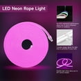 thumbnail image 6 of DAYBETTER 16.4ft Pink LED Neon Rope Lights, 24v Low Voltage and IP65 Waterproof Flexible Strip Lights for Indoor Outdoor Home Decor（Include Power Adapter）, 6 of 7
