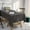 Carbon Black, variant on Waterproof Cotton Linen Tablecloths Rectangle Dining Table Cloth, Wipe Clean Indoor & Outdoor Table Cover for Buffet Party and Banquets, Wrinkle Resistant（60"x70"） Dirty Blue