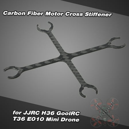3k Carbon Fiber Tail Blade - CNC 3K Carbon Fiber Motor Cross Stiffener for JJR/C H36 GoolRC T36 E010 Mini Drone