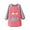 Grey, variant on OOOUM Big Kids Raglan Long Sleeve Painting Apron Classic Fit Crewneck Cute Cartoon Graphic Artist Smock Modest Fashionable Drawing Cover Up Pink M(80-100)