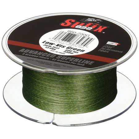 UPC: 0024777662728 | Sufix 832 Advanced Superline Braided Fishing Line 600 yd 50lb Green