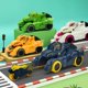 thumbnail image 5 of Los juguetes de automóviles inerciales para bebés son seguros e interactivos, los dibujos animados de color, los dinosaurios inerciales tiran de la Catapulta trasera, los coches de juguete son el, 5 of 5