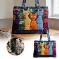 thumbnail image 2 of Animals Van Quilted Duffle Boho Travel With Adjustable Strap Retro Style For Daily & Travel Use, 2 of 7