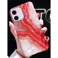 thumbnail image 3 of IBAOLEA Case Compatible with iPhone 11 6.1-inch, Luxury Sparkle Translucent Clear Leopard Cheetah Print Pearly Design Soft Silicone Slim TPU Protective Phone Case Cover for Girls Women (Bling) Red, 3 of 7