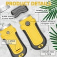 thumbnail image 6 of DIYSELF Razor Blade Scraper | 1 Pack Razor Scraper with 15 Razor Blades, 6 of 6