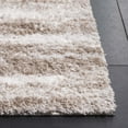 thumbnail image 4 of SAFAVIEH Penelope Eleanor Abstract Shag Area Rug, Taupe/Ivory, 8' x 10', 4 of 8