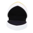 thumbnail image 3 of Jewelry Display Box, Portable LED Ring Storage Box Heart Shaped  For Anniversary For Men Women For Engagement ANGGREK Blanco, 3 of 8
