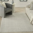 thumbnail image 3 of Nourison Textured Home 6' x 9' Ivory Mocha Farmhouse Indoor Rug, 3 of 9