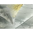 thumbnail image 3 of Ambesonne Yellow Quilted Bedspread Set 3 Pcs, Watercolor Look Back Branch, Queen Size, Mustard Blue Grey Khaki, 3 of 4