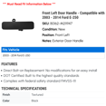thumbnail image 2 of Front Left Door Handle - Compatible with 2003 - 2014 Ford E-250 2004 2005 2006 2007 2008 2009 2010 2011 2012 2013, 2 of 2