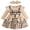 A03-ZD Beige, variant on CAICJ98 Baby Girl Clothes Fall Winter Outfit Long Sleeve Ruffle Romper Plaid Skirt Bow Headband 3 Pcs Set Pink,Size 6-9 Months