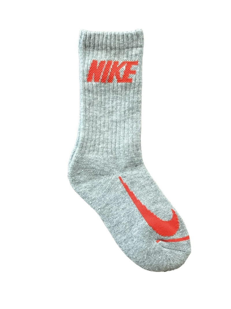 Nike Little Kids' Crew Socks Multi Color (6 Pack) BN0509 001 Youth