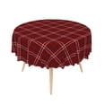 thumbnail image 3 of Lfeey Christmas Red Tablecloth, Waterproof Wipeable Rectangular Tablecloth, Dining Table Decorative Covering, 60x120 inches, 3 of 6