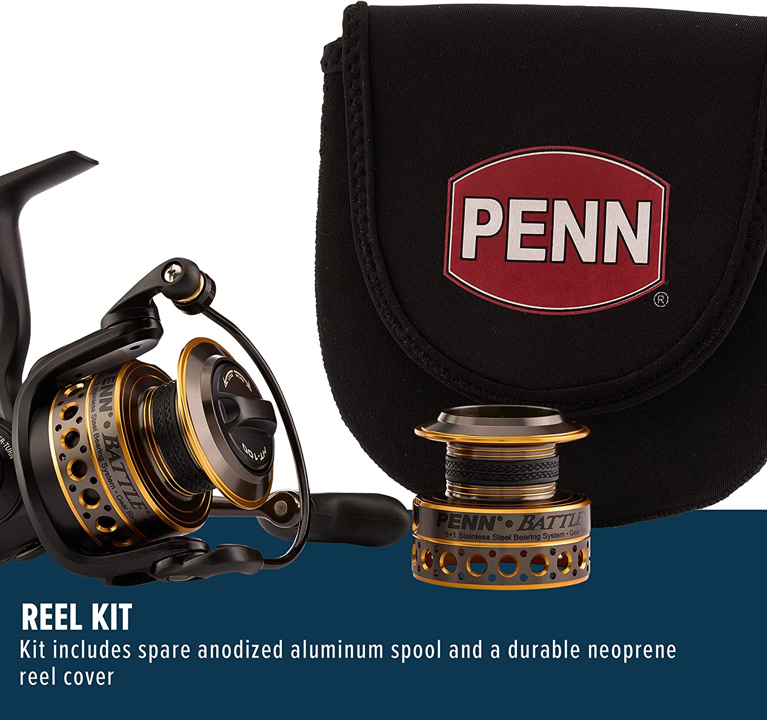 PENN Battle® Spinning Reel Kit, 2500 Size Fishing Reel
