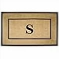 thumbnail image 3 of Nedia Home 18103S 30 x 48 in. Coir &amp; Rubber Frame Mat  Monogrammed S, 3 of 4