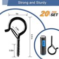 thumbnail image 5 of Bulk Hardware BH01681 BZP Steel Screw Hook, 5 of 5