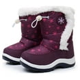 thumbnail image 5 of Apakowa Girls Insulated Warm Lined Winter Snow Boots Water Resistance (Toddler/Little Kid), 5 of 9